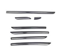 Bandes décoratives de Tableau de Bord pour Console Centrale, en ABS, pour portière de Voiture, adaptées à l'Audi A3 8V 2014-2018 S3(7 Pieces)