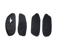 Bandes Décoratives Intérieures 4Pièces pour Golf 4 MK4 pour Jetta pour Bora 1999-2005 Seulement 3 Portes Voiture Microfibre Cuir Porte Panneau Couverture Garniture Protection (Couleur : Black-Red Lin