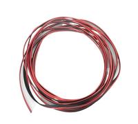 Bandes décoratives intérieures de voiture de 5 m, détachables, for joints d'étanchéité de tableau de bord et de portières, universelles(Blue)