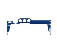 Bandes Décoratives Intérieures pour Ford pour Mustang 2015-2020 2021 2022 Voiture Console Centrale Intérieure Tableau Bord Décoration Couverture Garniture ABS Fibre Carbone Look (Couleur : Bleu)