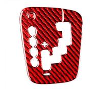 Bandes Décoratives Intérieures Voiture Autocollant Décoratif De Panneau De Navigation Radio En Fiber De Carbone Couverture Pour Subaru Pour Legacy Pour Outback 2005-2009(Red 3)