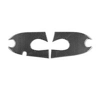 Bandes Décoratives Intérieures Voiture Autocollant Décoratif Poignée Extérieure Porte En Fiber Carbone Pour Mercedes Pour Benz Pour Smart 453 Pour Fortwo 2016-2021(Black LHD)