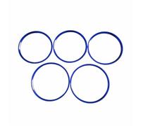 Bandes Décoratives Intérieures Voiture Garniture D'anneau Sortie Ventilatio Climatiseur Pour Mercedes Pour Benz A B GLA CLA Classe W176 W246 C117 X156 Pour AMG 2012-2018(Bleu)