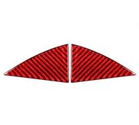 Bandes Décoratives Intérieures Voiture Pour Chevy Pour Colorado 2015-2022 Rouge En Fiber Carbone Lève-vitre Interrupteur Revêtement D'habillage Autocollants Décoratifs(20)