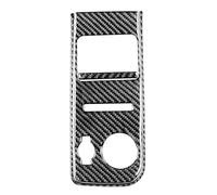 Bandes Décoratives Intérieures Voiture Pour Chevy Pour Silverado 1500 2014-2018 Couverture Panneau Commande D'éclairage En Fiber Carbone Autocollant Décoratif Intérieu(Black A)