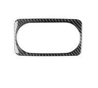 Bandes Décoratives Intérieures Voiture Pour Kia Pour Stinger 2019-2023 Fibre Carbone Arrière Porte-gobelet D'eau Panneau Revêtement D'habillage Décoration Autocollant(B)