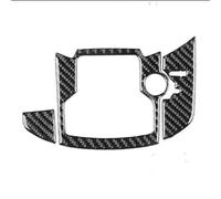Bandes Décoratives Intérieures Voiture Pour Mazda CX9 2016-2023 Boutons Multimédia En Fiber Carbone Bouton Panneau Cadre Revêtement D'habillage Autocollants Décoratifs(Black LHD)