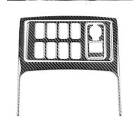Bandes Décoratives Intérieures Voiture Pour Toyota FJ Pour Cruiser 2007-2021 Console Centrale En Fibe Carbone Autocollants Décoratifs Panneau Changement Commande Fenêtres(1)