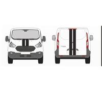 Bandes décoratives utilitaire - Film Covering 3D Thermoformable Professionnel - Pose à chaud - Qualité PRO - Avant & Arrière - Noir + Couleur (Blanc)