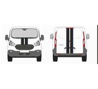 Bandes décoratives utilitaire - Film Covering 3D Thermoformable Professionnel - Pose à chaud - Qualité PRO - Avant & Arrière - Noir + Couleur (Bleu)