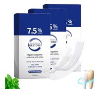 Bandes Dentaires En Hydroxyapatite,Bande Blanchiment Dentaire,Whitening Strips,Ensembles Blanchisseur de Dents Non Sensible,Élimine Taches Café/Thé/Vin,Résultats Visibles Rapidement (3)