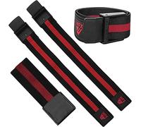 Bandes d'entraînement à Occlusion avec limitation de la Circulation Sanguine, Exercices Rapides pour Bras, Jambes, Squats, Sangles élastiques résistantes, Boucle de libération Musculaire,(Noir/Rouge)