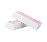 Bandes d'épilation papier ciré outil dépilatoire jetable épilateur non tissé pour l'épilation du corps du visage 100 pièces
