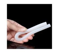 Bandes d'étanchéité de garniture de joint en caoutchouc de cordon de silicone solide blanc, for l'amélioration de l'habitat, bande de barre torique ronde résistante aux hautes températures 5 m(1mm)