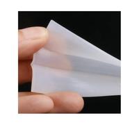 Bandes d'étanchéité en forme de U en caoutchouc de silicone de 1 m, joint blanc, for fenêtre, porte de voiture, douche, bord en verre sans cadre, bande de protection douce(5x9x13mm)