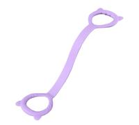 Bandes d'exercice élastiques en forme de 8 - Antidérapantes - Corde de tension en silicone - Extenseur de poitrine - Portable - Entraînement musculaire - Équipement de yoga pour homme et femme