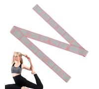 Bandes d'exercice élastiques, sangles de yoga d'étirement | Civière physique pour jambes Flex Strap avec passants,Bandes de résistance pour les jambes, équipement d'étirement pour l'entraînement de