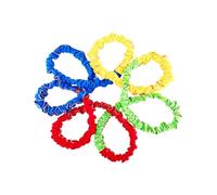 Bandes D'exercice En Molleton Résistant À La Déchirure Portable Teamworks Exercice Coopératif Extensible Pour L'activité De Groupe Bands Coopération Coopérative Élastique Pour L'activité Groupe