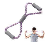 Bandes d'exercice pour bras, bandes d'exercice élastiques pour bras avec poignées rembourrées, équipement d'exercice des épaules pour le yoga et la gym