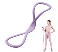 Bandes d'exercices - Bandes de traction en forme de 8 - Bandes d'exercices - Bandes d'exercice Pilates - Bandes de fitness avec poignée - Bande élastique pour le dos et les bras - Pour l'entraînement