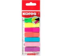Bandes D'indexation Autocollantes Sur Règle, Marqueurs De Page Et Drapeaux Pour Documents, Fournitures Scolaires Et De Bureau, 12 X 45mm, Paquet De 8 Couleurs Assorties X 25 Feuilles Chacune