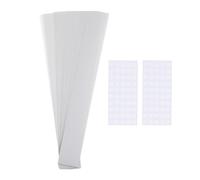 Bandes D'Invitation | Découpe Ajustable, 100 Pastilles Adhésives Incluses | 100 Pièces D'Accessoires D'Emballage pour Invitations de Mariage - Couples Fiancés Organisateurs De Fêtes Et Professionnels