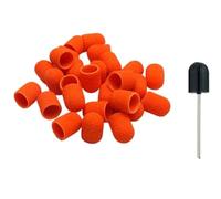 bandes d'ongle, Bandes abrasives for ponceuse à ongles, lot de 20, multicolores, 10 x 15 mm(Red-120grit)