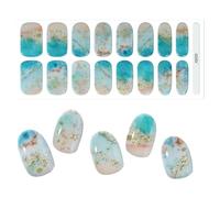 Bandes d'ongles en gel, autocollants pour ongles en gel | Enveloppements de gel UV pour ongles,Enveloppements d'ongles en Gel, bandes adhésives de décalcomanies d'art avec limes à ongles, soins des