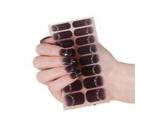 Bandes d'ongles Wraps de vernis Décalcomanies à séchage rapide de différentes couleurs Autocollants d'ongles Parfaits pour les fêtes de femmes Événements spéciaux Films Unguis