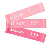 Bandes élastique Fitpaddy (x3) Rose 7,5x30 cm