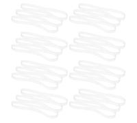 Bandes Élastiques 100 Pièces en Caoutchouc Transparentes | Finition Discrète, sans Marques Surfaces, Usage Maison et Voyage, Paquet Alimentaires et Arches