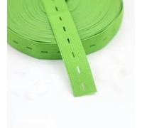 Bandes élastiques 2 cm avec trou Bande en caoutchouc colorée en nylon Taille la plus haute Vêtement Pantalon DIY Couture Vêtements Accessoires-20 mm Vert fruit-avec trou 10 mètres