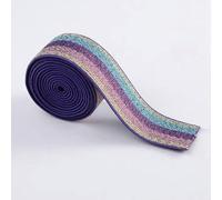 Bandes élastiques à Rayures de 1 mètre, Ruban élastique de 25mm pour Chapeaux, vêtements, Sacs, Pantalons, Sangle en Caoutchouc, Accessoires de Couture, Bricolage