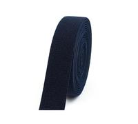 Bandes élastiques de 6 mètres (10-50 mm) pour la couture de soutiens-gorge et de pantalons, ceinture réglable en caoutchouc pour sous-vêtements DIY,Bleu marine,50mm