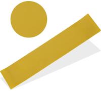 Bandes élastiques de résistance à l'exercice Yoga Gymnase Home Training Cheville Boucle d'étirement jaune jaune