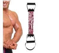 Bandes élastiques d'exercice avec traction de cheville pour entraînement, extenseur thoracique avec poignées pour femme, yoga et fitness