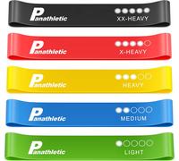 Bandes Élastiques Fitness, Set De 5 Bandes ¿ 5 Niveaux De Tension, Guide D¿Exercices, Ebook En Français, Sac De Transport ¿ 5x Elastique Resistance De Musculation