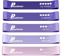 Bandes Élastiques Fitness,Set De 5 Bandes-5 Niveaux De Tension,Guide D¿Exercices,Ebook En Français,Sac De Transport-5x Elastique Resistance De Musculation.[K1280]