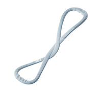 Bandes élastiques pour exercices physiques, corde Pilates en forme de 8 - Bandeau pour sculpter le corps et renforcement musculaire pour maison, appartement, voyage, plage pour femmes et hommes