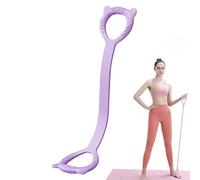 Bandes élastiques pour les exercices, bandes élastiques antidérapantes avec cordes d'entraînement, bandes portables en silicone corde de tension exercices bras pour hommes femmes yoga salle de gym