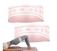 Bandes élastiques pour l'exercice | Ceinture élastique de résistance pour fessier | Ceinture extensible pour entraînement de force, fitness, bodybuilding, pilates, gym, yoga à domicile
