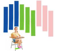 Bandes Elastiques pour Pieds de Chaise 9 Pièces Elastique de Chaise pour Enfants avec Pieds Agités, TDAH, Autisme, TDAH (Vert, Bleu, Rose) Chaise Elastique Tdah Elastique Chaise
