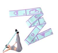 Bandes élastiques sportives génériques - 8 sections élastiques, sangles de résistance souples | Flexibilité améliorée et durable, entraînement du corps | Accueil Fitness Yoga Pilates