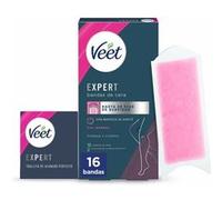 Veet Expert Bandas de Cera Depilatoria Piernas y Cuerpo Piel Normal 16uds