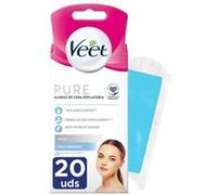 Bandes Épilatoires Faciales Veet Peau Sensible 20 Unités G