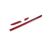 Bandes Garniture Tableau Bord Console Centrale Autocollants Couverture Décoration Porte Voiture Pour A3 8V S3 2014 - 2020 Style Voiture(Red,3PCS Central Control)
