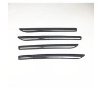 Bandes Garniture Tableau Bord Console Centrale Garnitures Décoration Porte Voiture En ABS Style En Fibre Carbone Pour A3 8V 2014-2018 S3 Aménagements intérieurs(4 pieces)