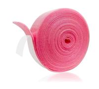 Bandes isolantes autocollantes pour masse d'équilibrage, bande d'isolation des bords, bande de joints extensibles pour chauffage au sol, étanchéité de chape (rose, 100 mm x 5 mm x 20 m)