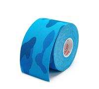 Bandes Kinesio Bandage Élastique Genouillères Bandes Coussinets De Soutien De Kinésiologie Verrouillage Sport Auto-Adhésif Venda Kinesiotape Pansement - Type Blue Camo-3.8cmx500cm