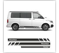 Bandes latérales compatibles avec VW T6.1, T6, T5, Multivan, Bulli - Autocollant latéral